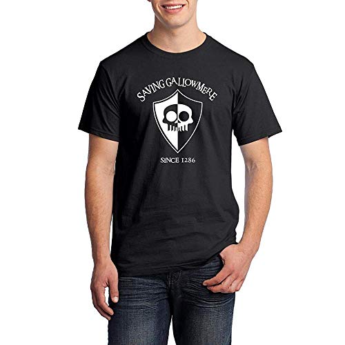 Sir Daniel Fortesque - Camiseta Negra Hombre Manga Corta (M)