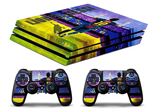 Skin PS4 PRO HD - LIONEL MESSI FC BARCELLONA ULTRAS FUTBOL - limited edition DECAL COVER ADHESIVO playstation 4 SLIM SONY BUNDLE