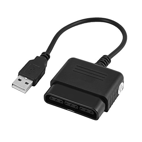 Socobeta Convertidor Adaptador USB Compatible con Sony Playstation1/2 Controller PS1 PS2 a PS3 PC