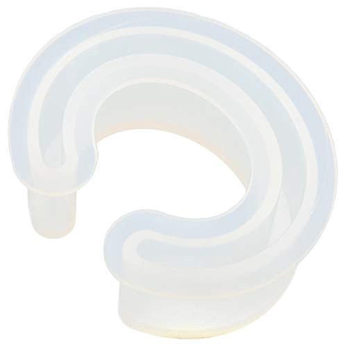 SODIAL Molde de Silicona de Puno Abierto Fabricacion de Joyas Molde de Brazalete Pulsera para Flor de Resina DIY SODIAL Molde de Silicona de Puno Abierto Fabricacion de Joyas Molde de Brazalete Pulsera para Flor de Resina DIY