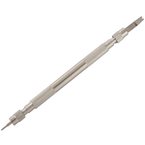 SODIAL(R) - Herramienta para relojeros para la reparación de correas de relojes con barra, puntas y muelle, juego de 4 puntas y 7 piezas SODIAL(R) - Herramienta para relojeros para la reparación de correas de relojes con barra, puntas y muelle, juego de 4 puntas y 7 piezas