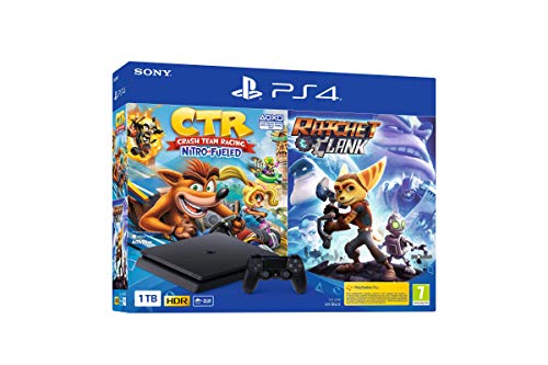 Sony PlayStation 4 - PS4 1TB + Crash Team Racing + Ratchet & Clank