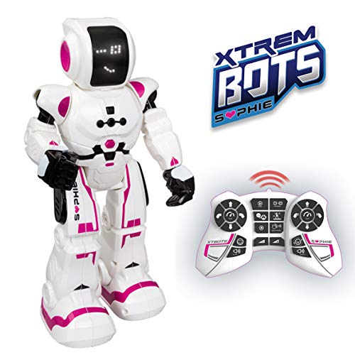 Sophie, Robot juguete para niños con sensor de movimiento, interactivo. Robot control remoto. Juguete programable. Juguetes robot inteligente Sophie, Robot juguete para niños con sensor de movimiento, interactivo. Robot control remoto. Juguete programable. Juguetes robot inteligente