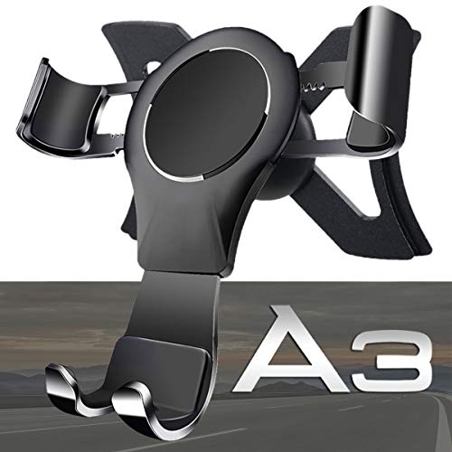 Soporte Movil Coche para Audi A3 / S3, 360 Rotatable Car Phone Holder Soporte Telefono Gravity Metalico AleacióN De Aluminio Silicio Sturdy Hands Free Non Slip Universal Audi Car Phone Mount