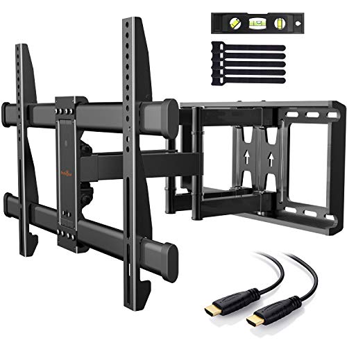 Soporte TV de Pared Articulado Inclinable y Giratorio para Pantallas de 37-75 Pulgadas, hasta 60 kg, MAX VESA 600x400mm, Cable HDMI Y Nivel de Burbuja Incluidos Soporte TV de Pared Articulado Inclinable y Giratorio para Pantallas de 37-75 Pulgadas, hasta 60 kg, MAX VESA 600x400mm, Cable HDMI Y Nivel de Burbuja Incluidos