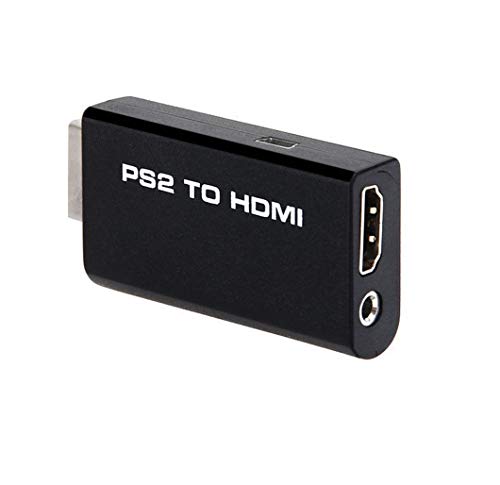 SOUTHSKY Mini PS2 a HDMI Conversor de vídeo Adaptador con 3,5 mm Salida de Audio para 480p TV HDMI Monitor SOUTHSKY Mini PS2 a HDMI Conversor de vídeo Adaptador con 3,5 mm Salida de Audio para 480p TV HDMI Monitor