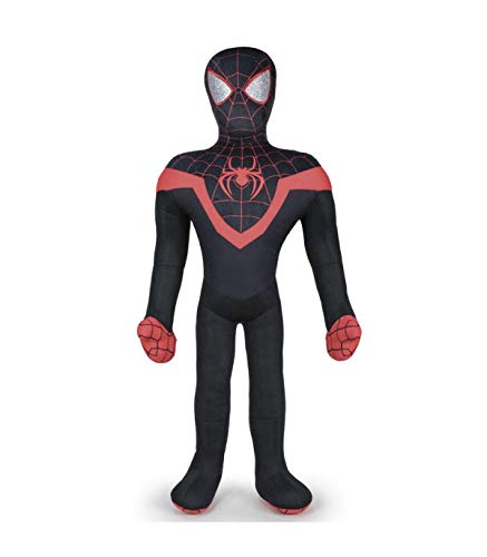 Spiderman-Marvel Negro de pie, 32 cm, Color (Disney 1)