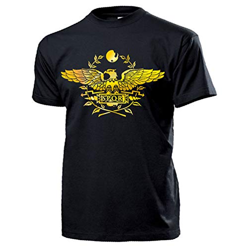 SPQR rom senatus Popu lusque Romanus el Senado y el volke Roms Römer hoheit caracteres legionär Legion Caesar KLINGSPOR – Camiseta # 13992 negro XX-Large SPQR rom senatus Popu lusque Romanus el Senado y el volke Roms Römer hoheit caracteres legionär Legion Caesar KLINGSPOR – Camiseta # 13992 negro XX-Large