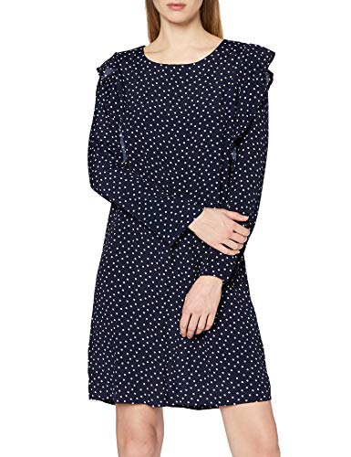 Springfield Vestido Túnica Topos Casual, Negro (Black), 38 (Tamaño del Fabricante:38) para Mujer