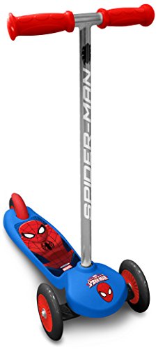 STAMP SAS Spiderman Steering Scooter, Niños, Blue, 2+