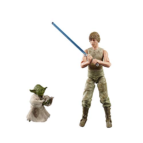 Star Wars The Black Series Luke Skywalker y Yoda (Entrenamiento Jedi) a Escala de 15 cm Star Wars: The Empire ataca Figuras del 40 Aniversario Star Wars The Black Series Luke Skywalker y Yoda (Entrenamiento Jedi) a Escala de 15 cm Star Wars: The Empire ataca Figuras del 40 Aniversario