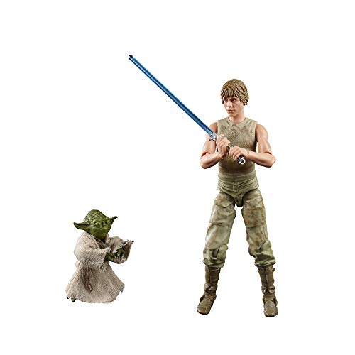 Star Wars The Black Series Luke Skywalker y Yoda (Entrenamiento Jedi) a Escala de 15 cm Star Wars: The Empire ataca Figuras del 40 Aniversario