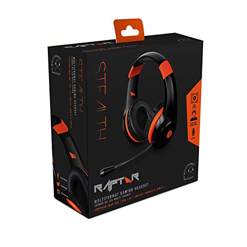 Stealth - Raptor Auricular Estéreo Multiplataforma, 40Mm De Diámetro, Micrófono Flexible Y Control De Volumen. (PS4) Stealth - Raptor Auricular Estéreo Multiplataforma, 40Mm De Diámetro, Micrófono Flexible Y Control De Volumen. (PS4)