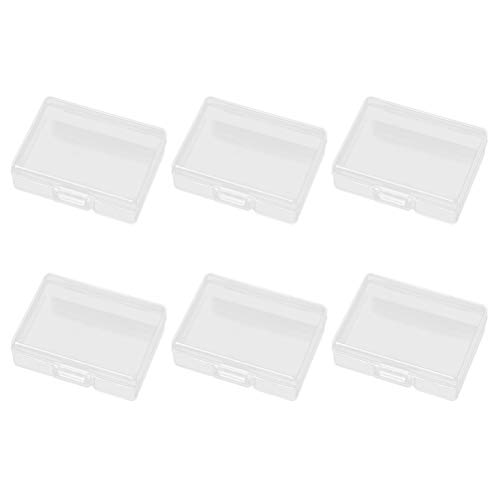 SUPVOX 6 Unids Rectangular Mini Caja de Almacenamiento Transparente de plástico Transparente Transparente Organizador de la colección de Joyas con Tapa para Cuentas aretes Pernos SUPVOX 6 Unids Rectangular Mini Caja de Almacenamiento Transparente de plástico Transparente Transparente Organizador de la colección de Joyas con Tapa para Cuentas aretes Pernos