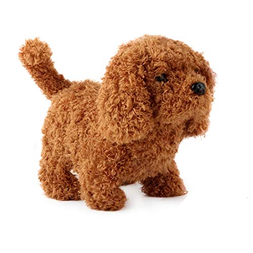 SXPC Peluche Realista Perro de simulación Inteligente Llamado Caminar Juguete de Felpa eléctrico Teddy Robot Perro Juguete para niños Cachorro de Felpa SXPC Peluche Realista Perro de simulación Inteligente Llamado Caminar Juguete de Felpa eléctrico Teddy Robot Perro Juguete para niños Cachorro de Felpa