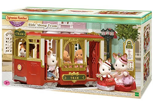 Sylvanian Families- Ride Along Tram Mini muñecas y Accesorios, Multicolor (Epoch para Imaginar) , color/modelo surtido