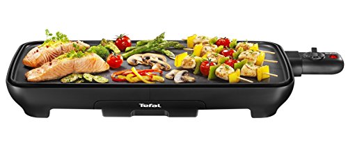 Tefal Málaga CB501812 Plancha de asar, 2000 W, Aluminio, Negro