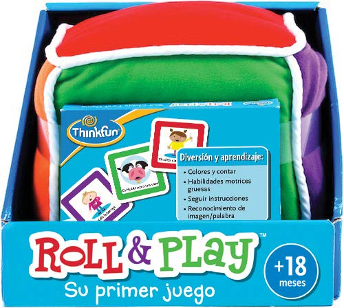 ThinkFun Roll & Play, Juego educativo para bebes, Edad recomendada a partir de 18 meses (Ravensburger 76322)