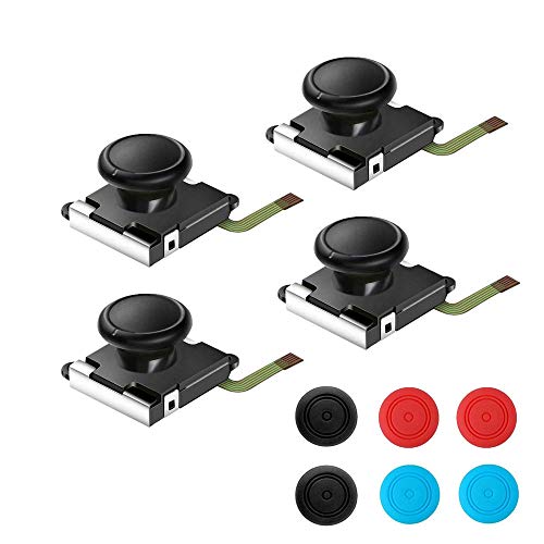 Thlevel Joystick Analógico para Nintendo Switch Joy-con, Joystick Analógico Derecho e Izquierdo de Repuesto para Controlador Rocker de Nintendo Switch NS Joy-con (4PCS) Thlevel Joystick Analógico para Nintendo Switch Joy-con, Joystick Analógico Derecho e Izquierdo de Repuesto para Controlador Rocker de Nintendo Switch NS Joy-con (4PCS)