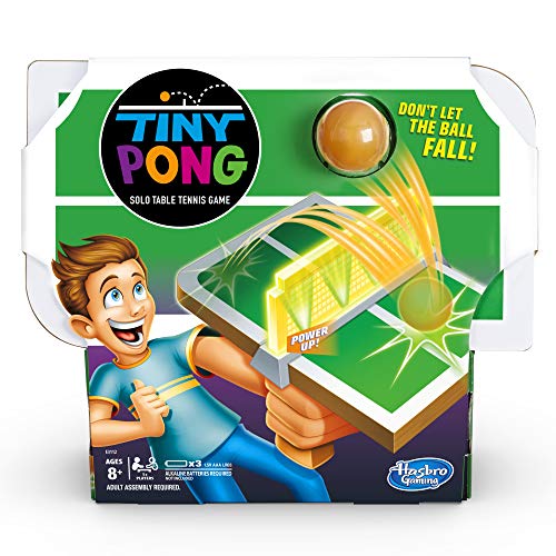TINY Pong Solo - Juego electrónico de Tenis de Mesa para niños a Partir de 8 años