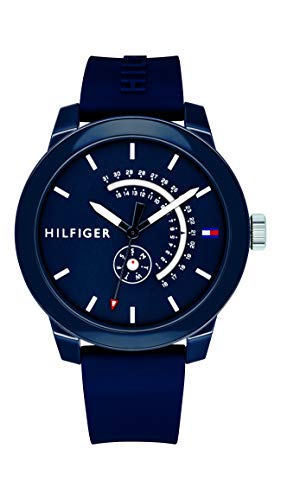 Tommy Hilfiger Reloj Analógico para Hombre de Cuarzo con Correa en Silicona 1791482 Tommy Hilfiger Reloj Analógico para Hombre de Cuarzo con Correa en Silicona 1791482