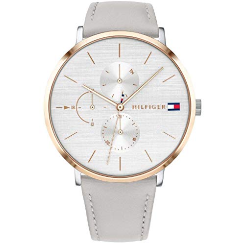 Tommy Hilfiger Reloj Multiesfera para Mujer de Cuarzo con Correa en Cuero 1781946 Tommy Hilfiger Reloj Multiesfera para Mujer de Cuarzo con Correa en Cuero 1781946