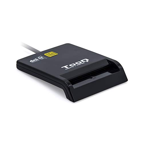 Tooq TQR-210B - Lector Externo de DNI electrónico y Tarjetas Inteligentes (DNIe), USB 2.0, Color Negro y Blanco, 480Mbps. Tooq TQR-210B - Lector Externo de DNI electrónico y Tarjetas Inteligentes (DNIe), USB 2.0, Color Negro y Blanco, 480Mbps.