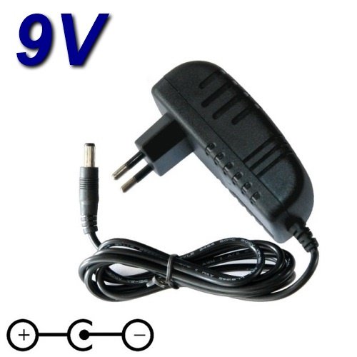 TOP CHARGEUR * Adaptador Alimentación Cargador Corriente 9V Reemplazo Recambio Consola Sega Megadrive 1 PAL