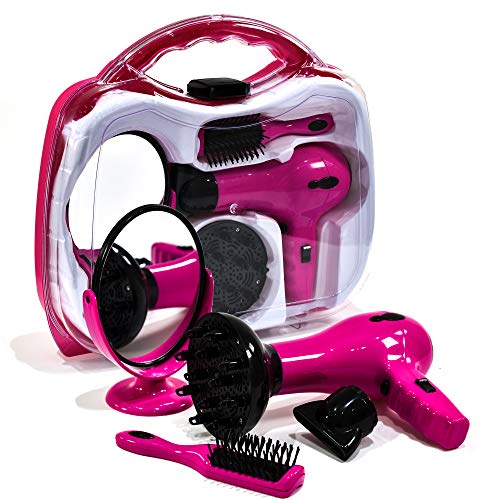 TOYLAND Niñas Batería Operado Hairstyler Set Carry Case TOYLAND Niñas Batería Operado Hairstyler Set Carry Case