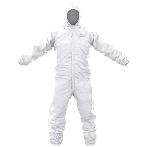 Traje de protección química SafeComfort Modelo H | PSA Cat. III Tipo 5/6- Protección contra Las infecciones según la Norma EN 14126 – Talla L