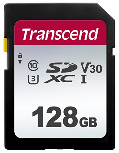 Transcend SDC300S - Tarjeta de memoria SDXC de 128 GB, color plata Transcend SDC300S - Tarjeta de memoria SDXC de 128 GB, color plata