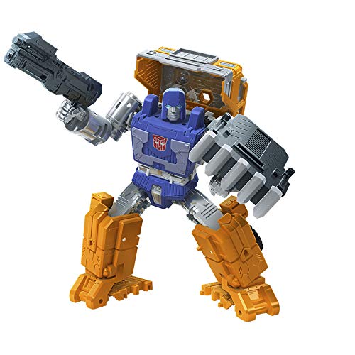 Transformers Toys Generations War for Cybertron: Kingdom Deluxe WFC-K16 Huffer Figura de acción – Niños de 8 años en adelante, 5.5 Pulgadas (Hasbro F0675)