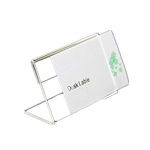 Tutoy 20pcs 9cmx6cm acrílico Signo Mostrar Etiqueta Precio Nombre Tarjeta Titular Stands Tutoy 20pcs 9cmx6cm acrílico Signo Mostrar Etiqueta Precio Nombre Tarjeta Titular Stands