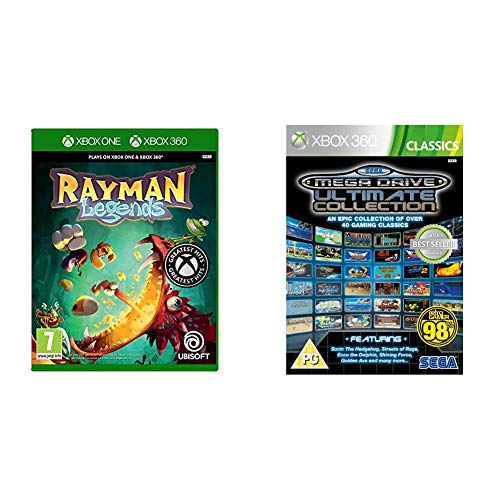 Ubisoft Rayman Legends, Xbox 360 Juego (Xbox 360, Xbox 360, Plataforma, E10 + (Everyone 10 +)) + SEGA Mega Drive Ultimate Collection Classics (Xbox 360) [Importación inglesa]