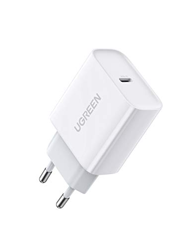 UGREEN 20W Cargador USB C Power Delivery 3.0 Carga Rápida para iPhone 12 12 Pro 12 Mini 12 Pro MAX Se 2020 X XS MAX 8 iPad Pro Airpods MAX, Cargador Móvil QC 3.0 para Samsung S10 S9 Xiaomi Redmi 9 UGREEN 20W Cargador USB C Power Delivery 3.0 Carga Rápida para iPhone 12 12 Pro 12 Mini 12 Pro MAX Se 2020 X XS MAX 8 iPad Pro Airpods MAX, Cargador Móvil QC 3.0 para Samsung S10 S9 Xiaomi Redmi 9