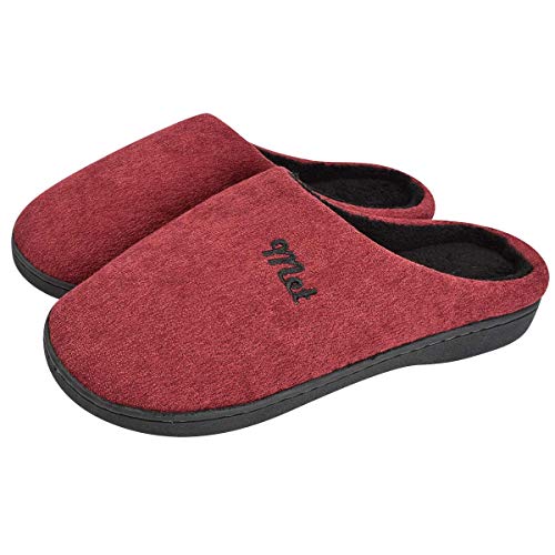 UMIPUBO Zapatillas de casa Mujer Hombre Invierno Calido Zapatillas Cómodas Suave Flat Slipper Pantuflas de casa Zapatos De Piso Ultraligero cómodo y Antideslizante Zapatilla de Estar por casa