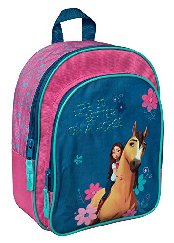 Undercover DreamWorks Spirit - Mochila con bolsillo delantero (31 x 25 x 10 cm), color azul