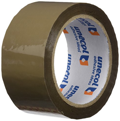 Unecol 8463 Precinto (rollo), Marrón, 66 m x 50 mm Unecol 8463 Precinto (rollo), Marrón, 66 m x 50 mm