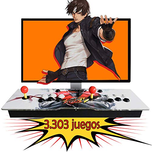 Unicview Pandora Box 10 Plus 3303 Juegos Retro Consola Maquina recreativa Arcade Video, Joystick Independientes, Versiones Originales Juegos Famosos (Neogeo, Capcom, Taito, Sega, Ocean, Konami y más) Unicview Pandora Box 10 Plus 3303 Juegos Retro Consola Maquina recreativa Arcade Video, Joystick Independientes, Versiones Originales Juegos Famosos (Neogeo, Capcom, Taito, Sega, Ocean, Konami y más)