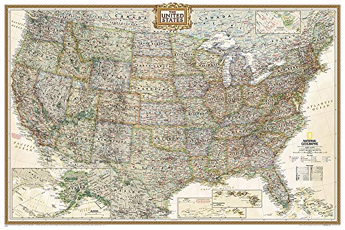 United States Executive, Poster Size, Tubed: Wall Maps U.S. (National Geographic Reference Map) United States Executive, Poster Size, Tubed: Wall Maps U.S. (National Geographic Reference Map)