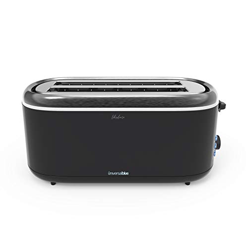 UNIVERSALBLUE - Tostador 2 Ranuras Largas - Potencia 1300W - 7 Niveles de Tostado UNIVERSALBLUE - Tostador 2 Ranuras Largas - Potencia 1300W - 7 Niveles de Tostado