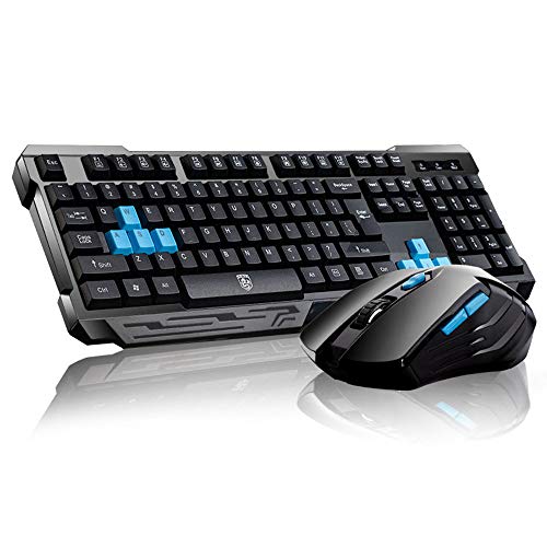 UrChoiceLtd® Delog V60 Multimedia Usb Ergonómico Inalámbrico Teclado De Juego + 2.4GHz 1000 / 1600DPI 6 Botones Usb Sin Cable Conjunto De Ratón Para Juegos UrChoiceLtd® Delog V60 Multimedia Usb Ergonómico Inalámbrico Teclado De Juego + 2.4GHz 1000 / 1600DPI 6 Botones Usb Sin Cable Conjunto De Ratón Para Juegos