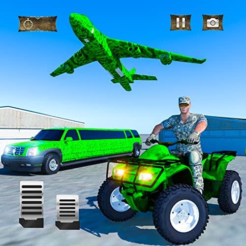 US Army ATV Quad Bike & Limo Car Plane Transporter