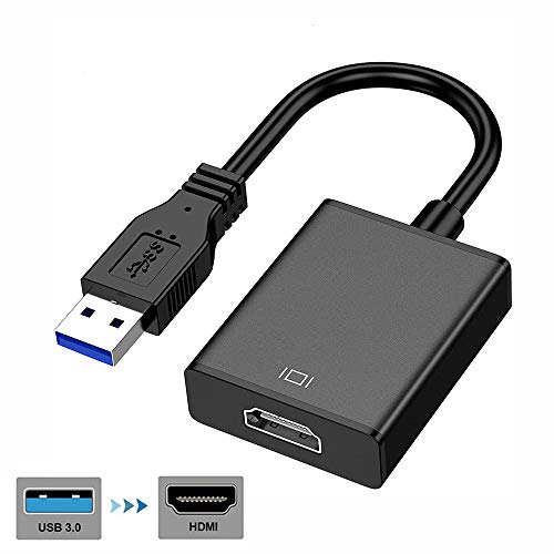 USB C HDMI,Cable USB C a HDMI,USB 3.0 a HDMI 1080P Full HD Video Audio Adaptador convertidor de monitor múltiple para computadora portátil Proyector HDTV Compatible con Windows XP 7/8/ 8.1/10