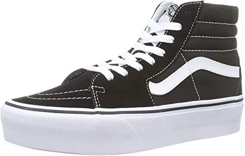 Vans Mujer Negro/True Blanco SK8-Hi Platform Zapatillas-UK 5 Vans Mujer Negro/True Blanco SK8-Hi Platform Zapatillas-UK 5