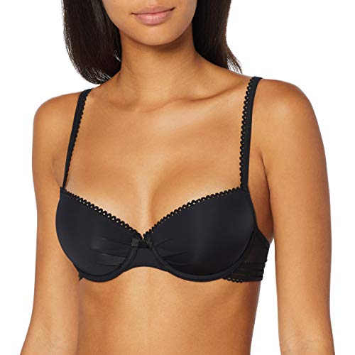 VARIANCE Lingerie Secrète Allure Sujetador con Copa Completa, Negro (Noir 030), 85A para Mujer VARIANCE Lingerie Secrète Allure Sujetador con Copa Completa, Negro (Noir 030), 85A para Mujer