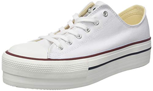 Victoria Basket Lona Plataforma Autoclave, Zapatillas Mujer, Blanco (Blanco 20), 38 EU Victoria Basket Lona Plataforma Autoclave, Zapatillas Mujer, Blanco (Blanco 20), 38 EU