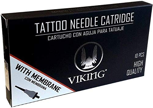 Viking Ink USA - 5 ROUND LINER (0.30mm) - Cartuchos estériles y desechables para tatuajes - Caja 10pcs