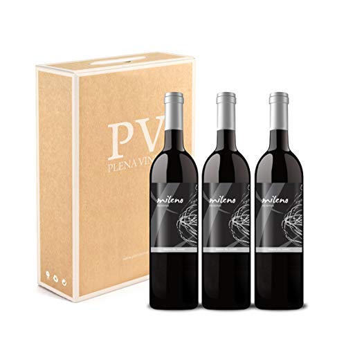 Vino Tinto Ribera del Duero Reserva con 30 meses en barrica. Estuche Pack de 3 botellas MILENO 75cl cosecha 2014. Vino Tinto Ribera del Duero Reserva con 30 meses en barrica. Estuche Pack de 3 botellas MILENO 75cl cosecha 2014.