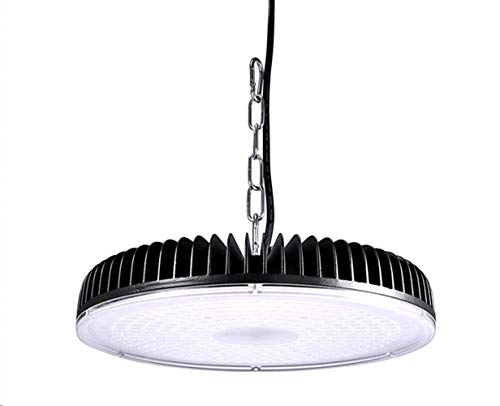 Viugreum UFO LED Lámpara de Alta Bahía, Blanco Frío Iluminación 300W, Impermeable IP65, Iluminación industrial,luz de techo,Foco para Comercial,taller, fábrica, Patio,almacén y patio etc.